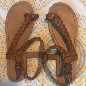 Braided sandals